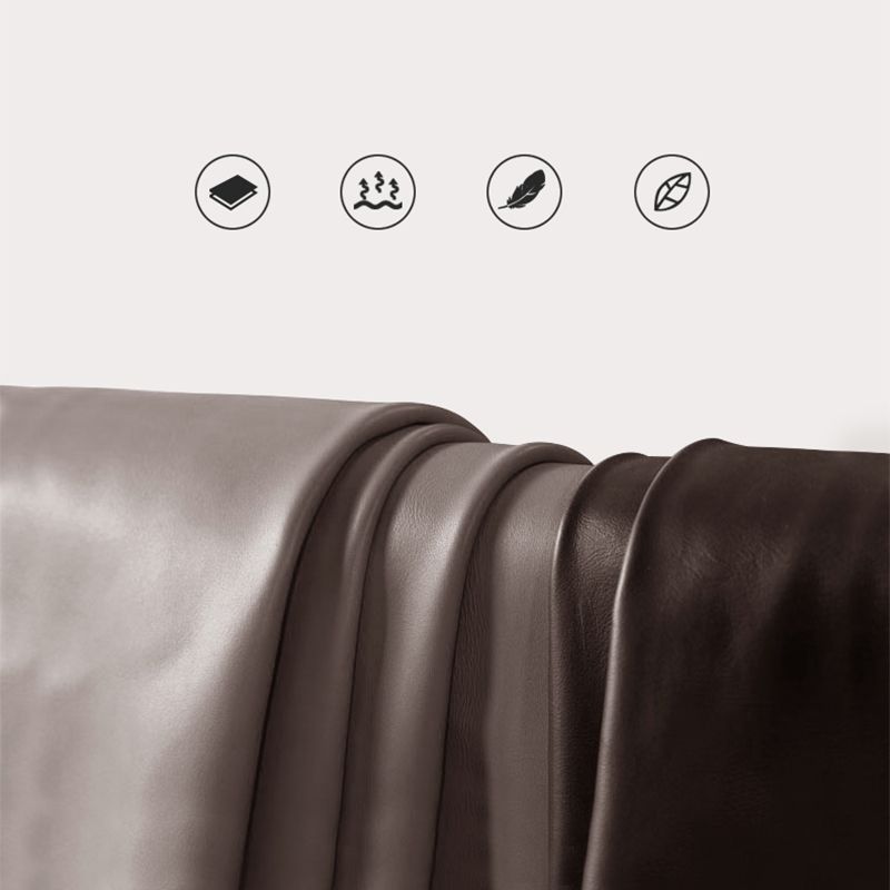 Modern Panel Bed No Distressing Wood Standard Bed Upholstered Headboard