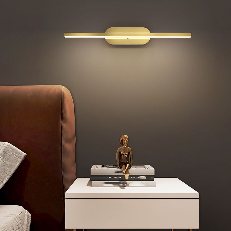 Teste singole fullponi a parete a filo in lampada a sconde moderna nera/in ottone