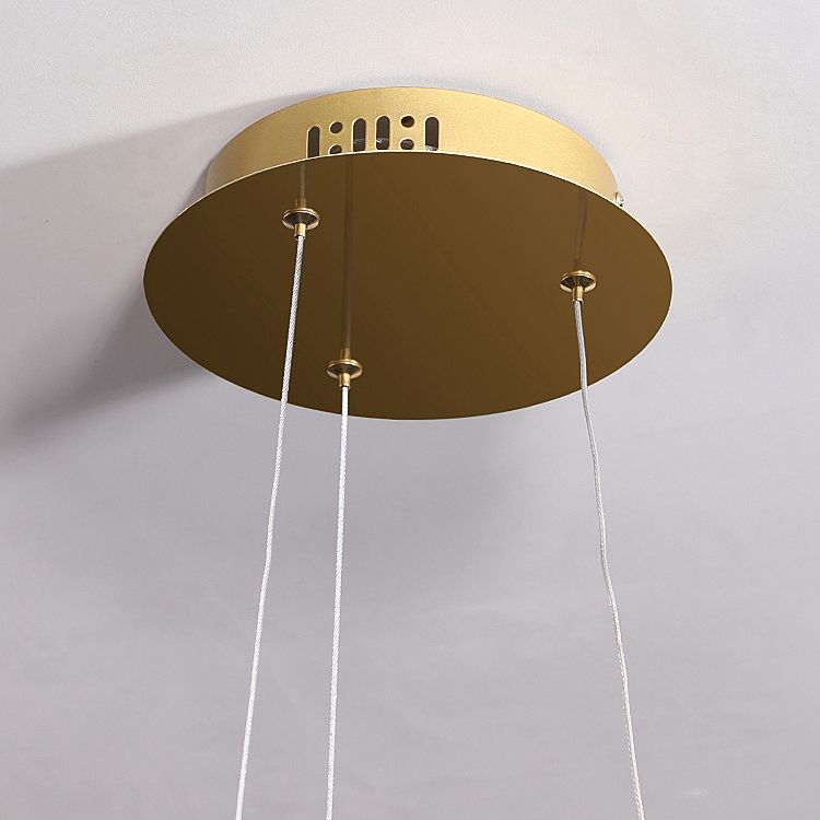 Moderno lampadario a pendente a led in stile lussuoso illuminazione lampadario cristallino