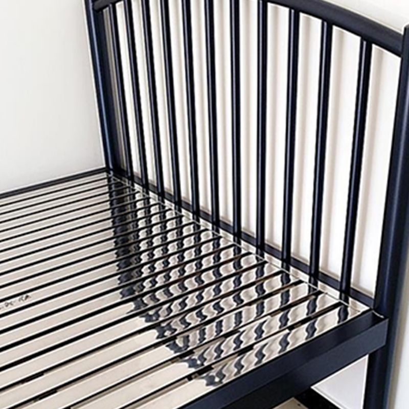 Stainless Steel Bed, 40.15 inch With Headboard and Footboard