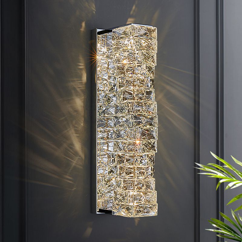 Sombra única de la pared de cristal de sombra estilo moderno de 1 luz de montaje de pared lámpara