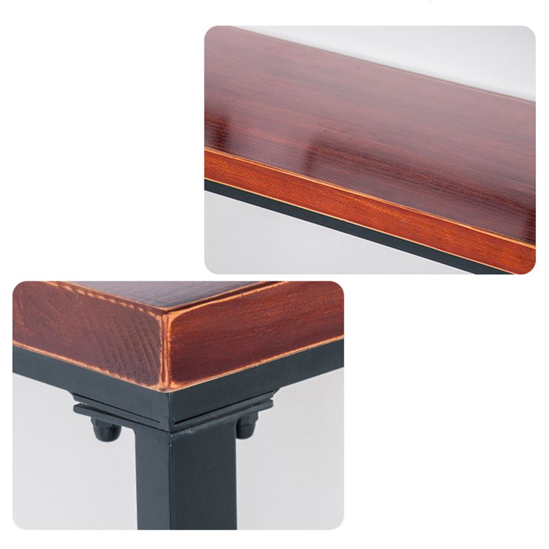 Modern Style Metal Bar Stool with Footrest and Low Back Bistro Simple Bar Stool