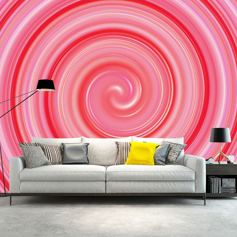 Abstract Geometry Resistant Mural Wallpaper Environment Friendly Sleeping Room Wall Mural