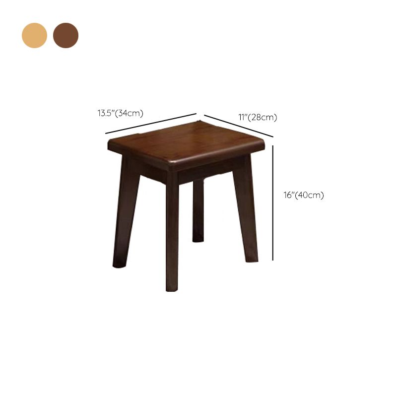 Scandinavian Vanity Makeup Table Set Rubberwood Dressing Table Stool Set