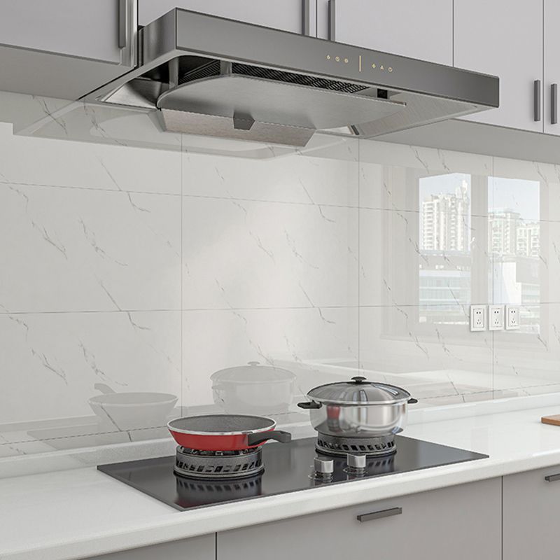 PVC Peel and Stick Backsplash Single Tile Waterproof Wallpaper