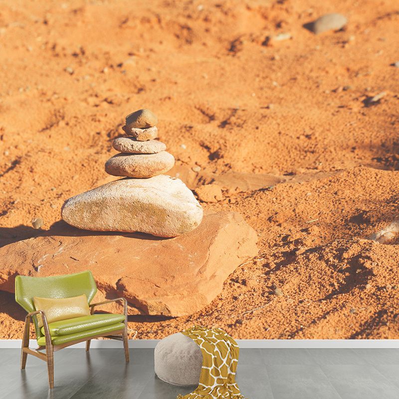 Modern Desert Wall Mural Wallpaper Mildew Resistant for Living Room