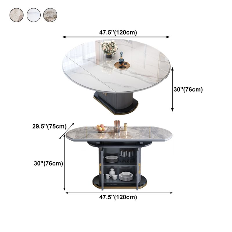 Round Stone Dining Table Traditional Luxury Drop Leaf Trestle Dining Table