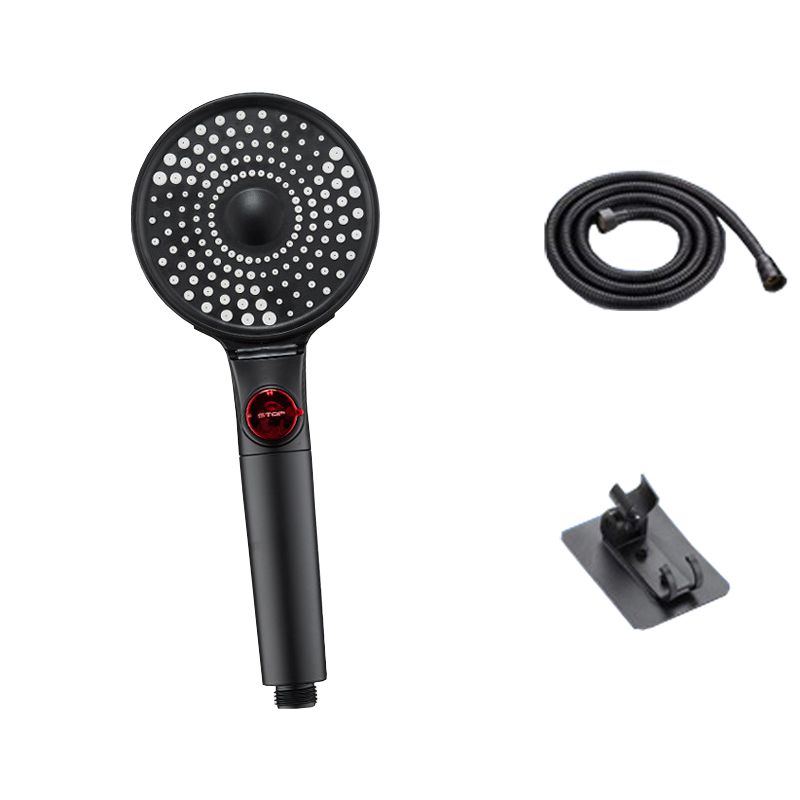 Modern Plastic Shower Head Adjustable Water Flow Handheld Shower Head