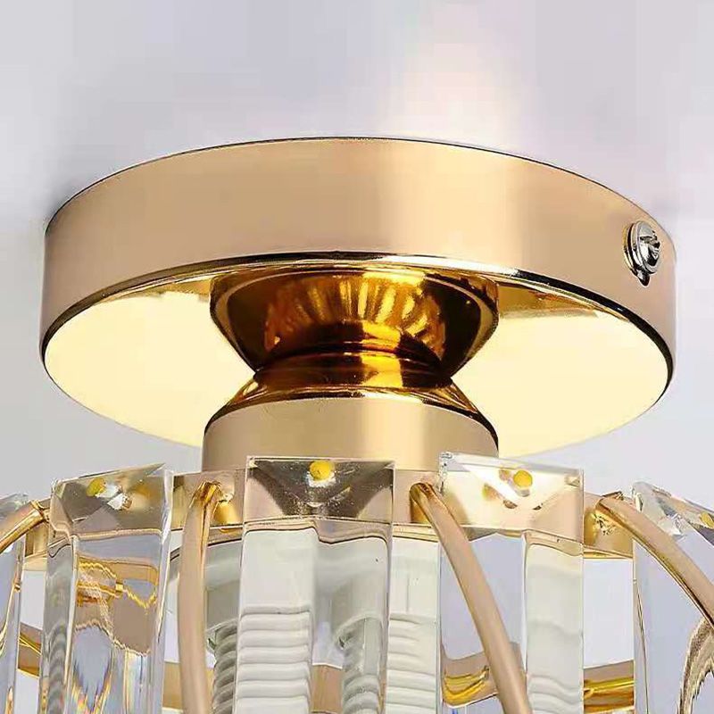 Crystal Globe plafondmontage lichtarmatuur Eenvoudige stijl plafondverlichting voor gangpad