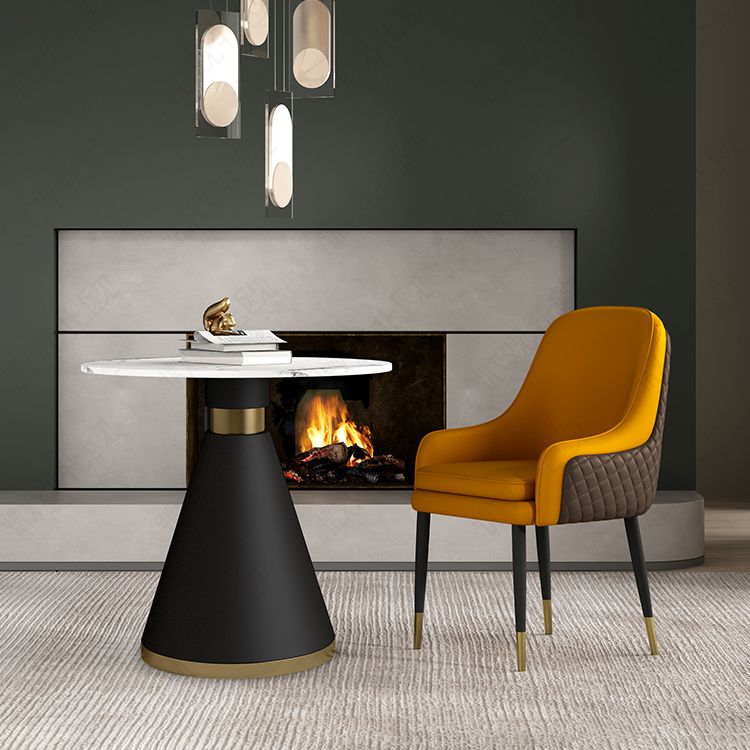 1/2/5 pezzi in metallo moderno set da pranzo moderno con set di dinette a tavola rotonda