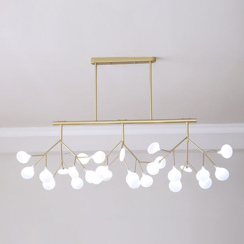 Modern Style Firefly Island Pendant Simple 27 Lights Island Light for Dining Room