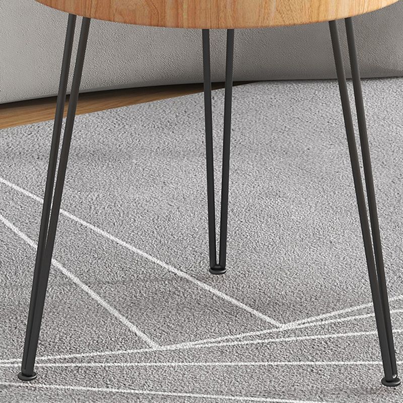 Scandinavian Round Wood Cocktail Coffee Metal 3 Legs / 4 Legs Coffee Table