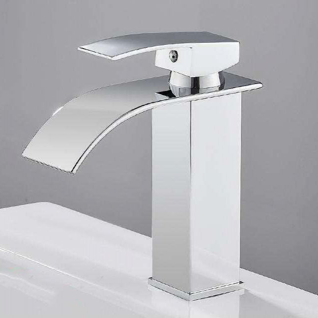 Industrial Vessel Sink Faucet Stainless Steel Lever Handles Vessel Sink Bathroom Faucet