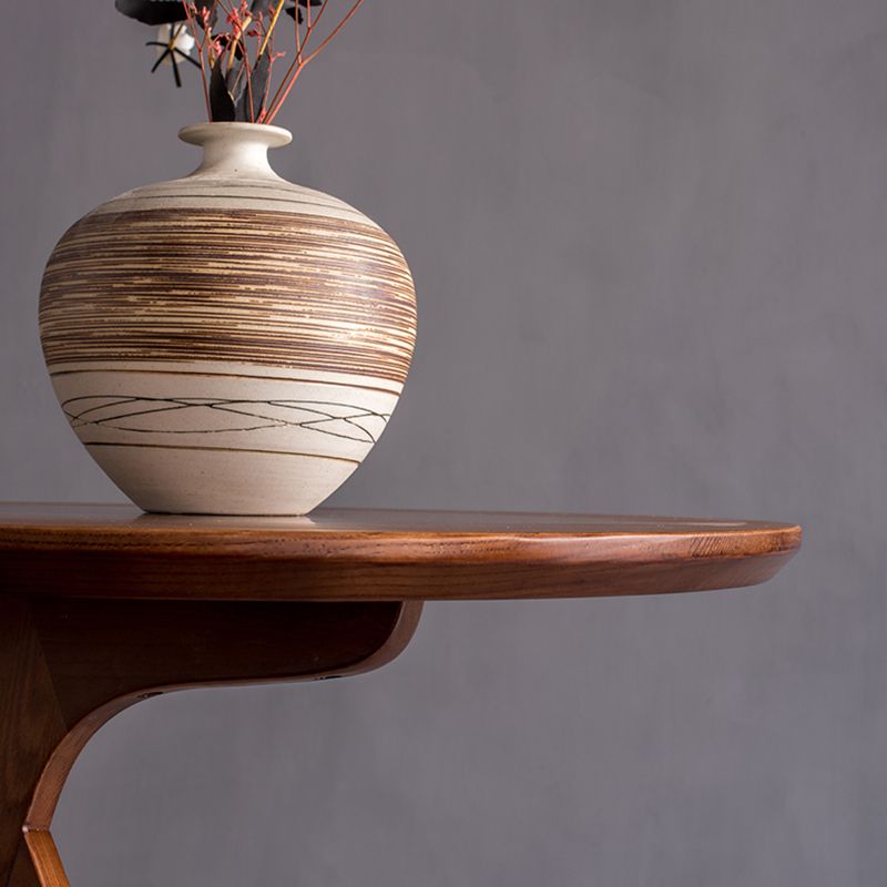 Scandinavian Solid Wood End Table Corner Table for Living Room