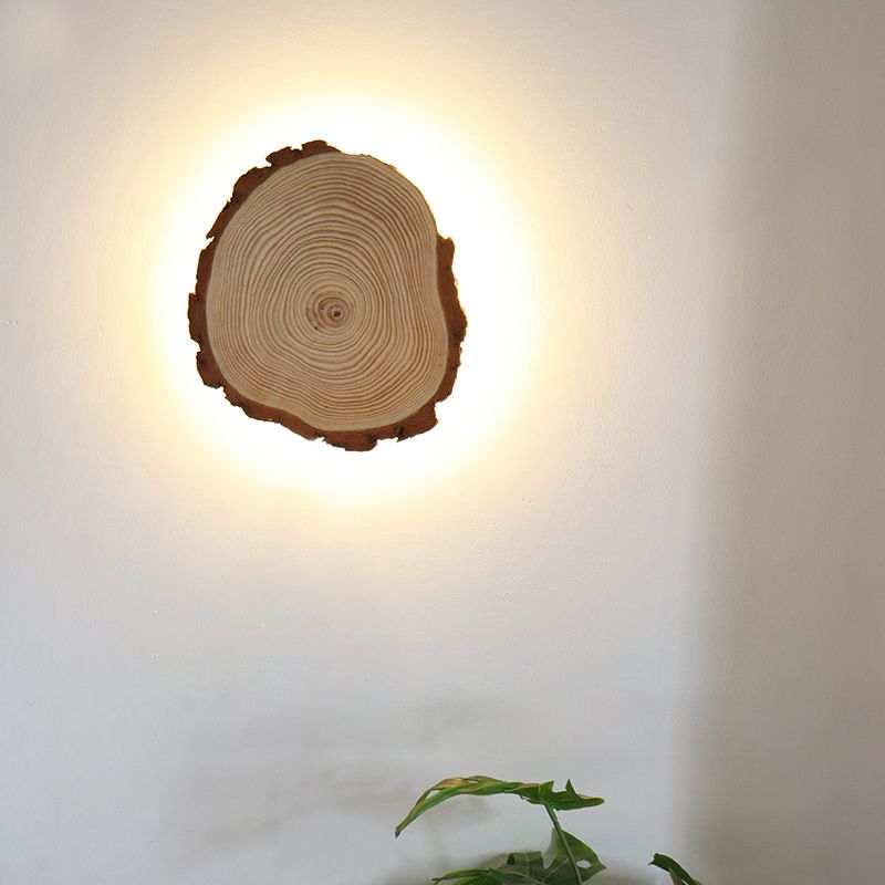 Moderne Wandbeleuchtung 1 Licht Wandleuchten Holzleuchten in Braun