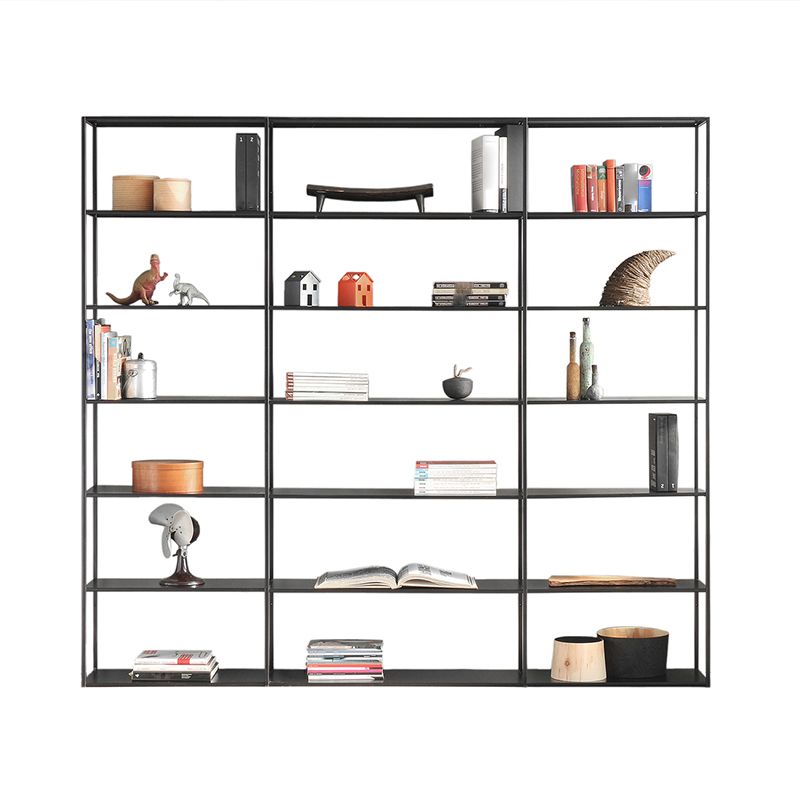 70.87"H Bookcase Open Back Contemporary Style Bookshelf for Home Office