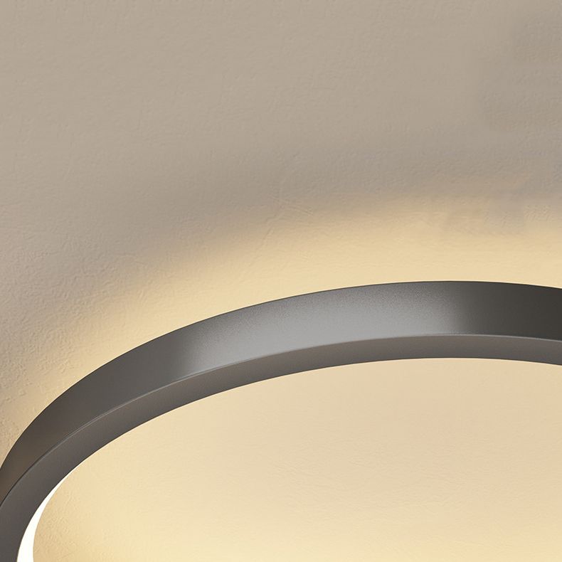 4 Lights Geometric Flush Mount Lamp Modern Metal Flush Ceiling Lights