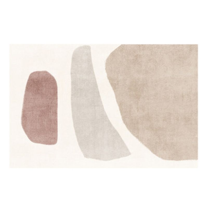 Tapis contemporain beige Rapier de couleur de contraste de pyrout de tapis résistant à la décoration intérieure