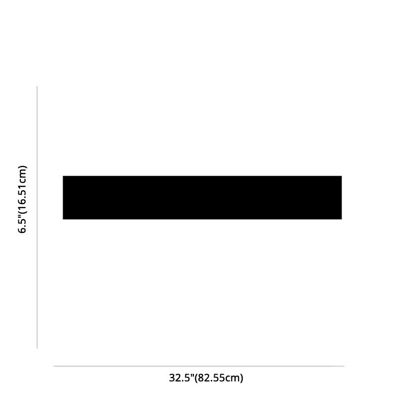 Modern Minimalist Style Rectangle Wall Lighting Fixtures Metal Wall Sconces for Living Room