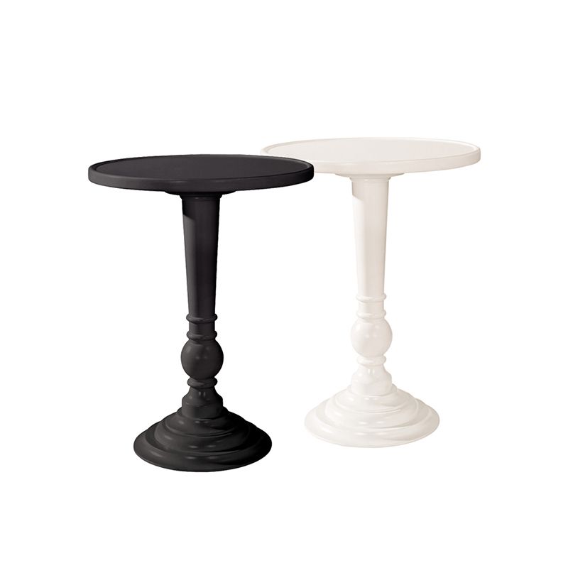 Nordic Corner Table Wood Pedestal Side Table for Living Room