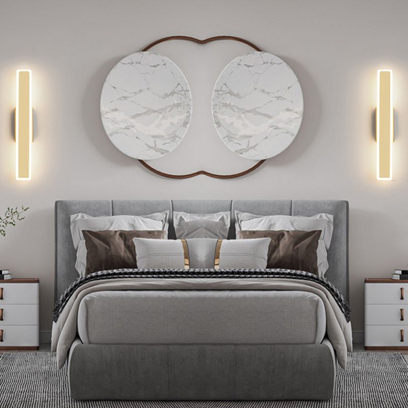 Forme de rectangle Lumières murales en métal moderne luminaires muraux de style moderne