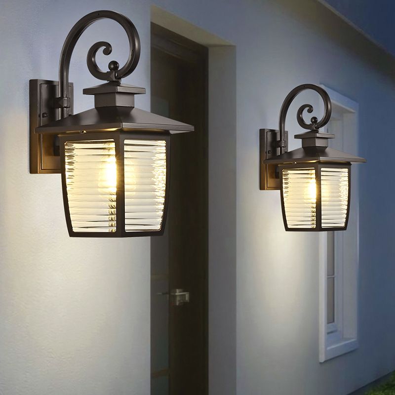 Schmiedeeiseisen Wandlampe Wandleuchte Industrie bewaffneter Außenleuchte im Freien