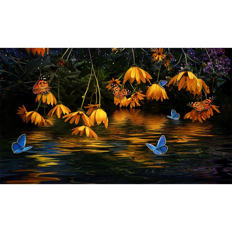 Environmental Wall Mural Wallpaper Plant Living Room Wall Mural