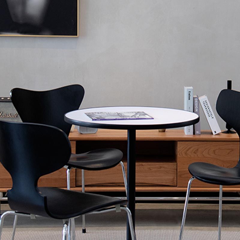Silver Metal Legs Dining Side Chair Contemporary Wood Armless Dining Chairs