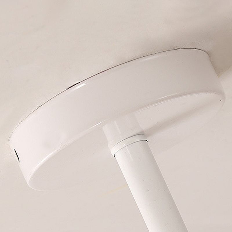 12-Light Linear Ceiling Light Modern Style Chandelier with Globe Shade