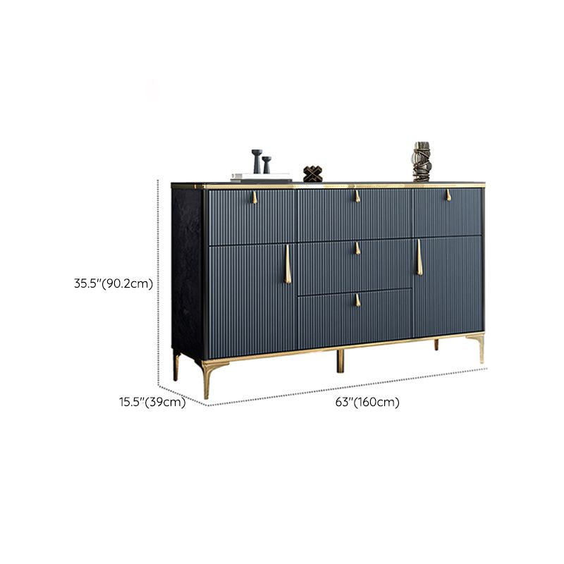 15.21-inch W Classic Glam Storage Chest Manufactured Wood Dresser