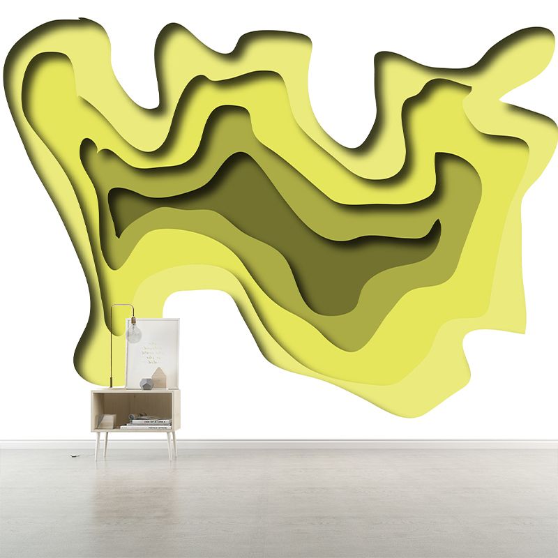 Abstract Style Washable Mural Wallpaper Illustration Indoor Wall Mural