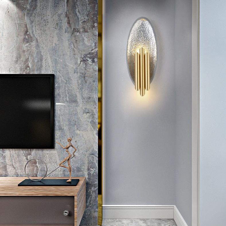 Accesorio de iluminación de pared de lámpara de montaje de pared de metal contemporánea para sala de estar