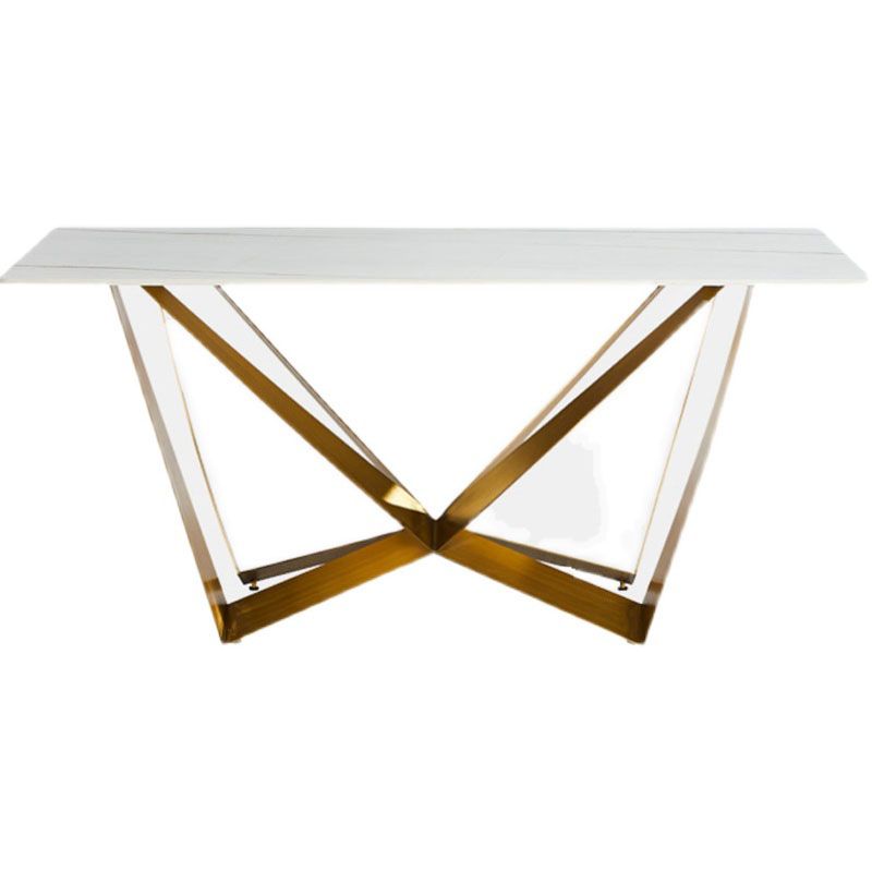 1/4/5 Pieces Sintered Stone Dining Chairs Set Rectangle Table Set for Home