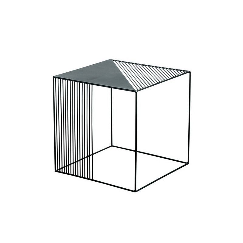 Metal Square Coffee Table Mid Century Simple Frame Cocktail Table