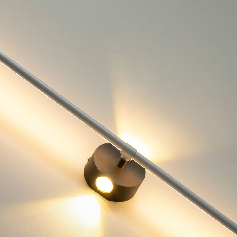 Metal Linear Shape Wall Light Modern 3 Lights Wall Mount Fixtures