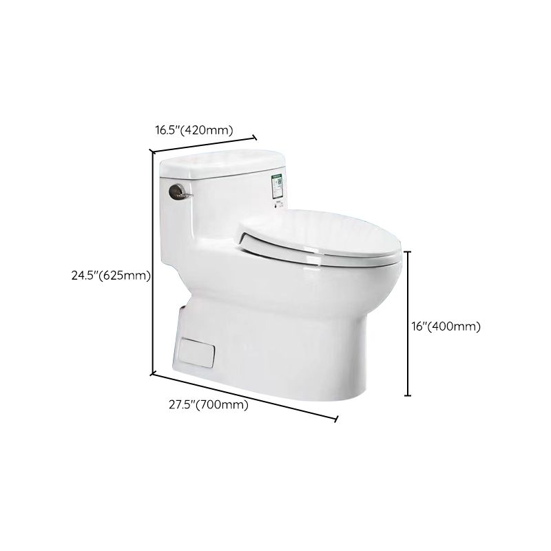 Porcelain Siphon Jet Toilet Floor Mounted One Piece Toilet Urine Toilet