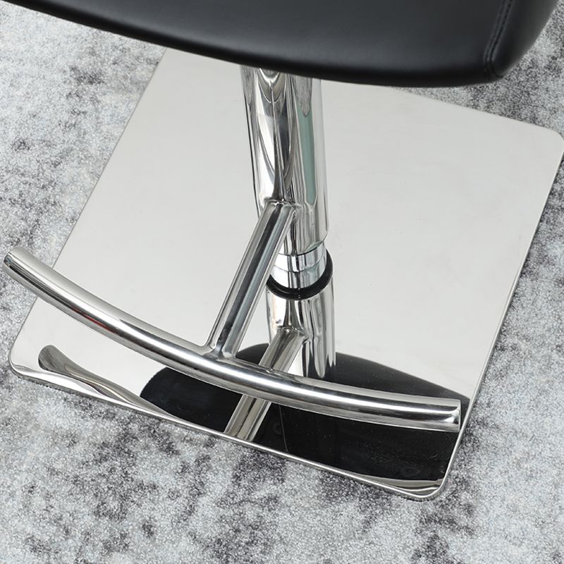 Industrial Style Bar Stool Leather Adjustable Counter Stool for Bristol