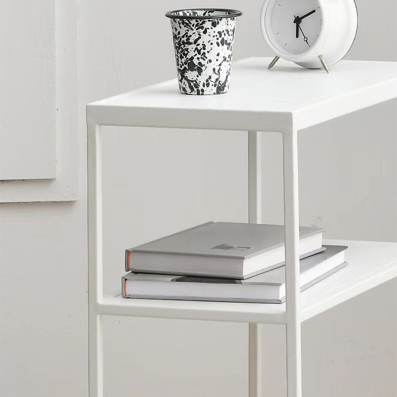 9" Wide Contemporary Corner Table Rectangular Accent Side Table