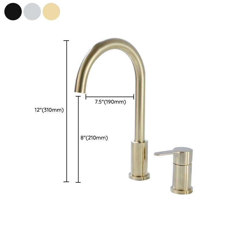 Modern Deck Mounted Tub Faucet Trim Metal Tub Faucet Trim with Hose
