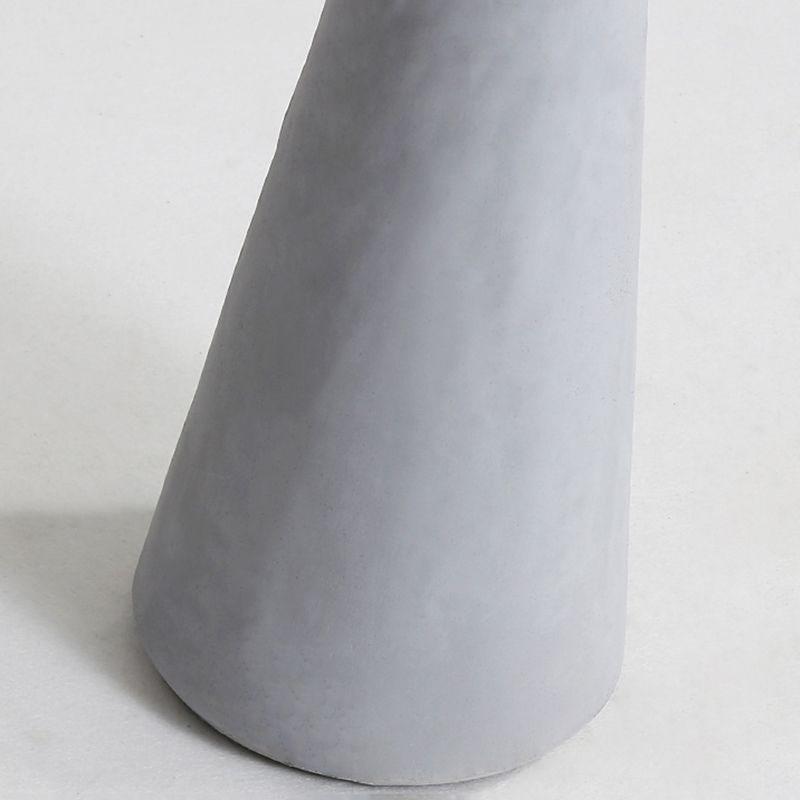 Round Stainless Steel Coffee Table Pedestal 1 Single Cocktail Table