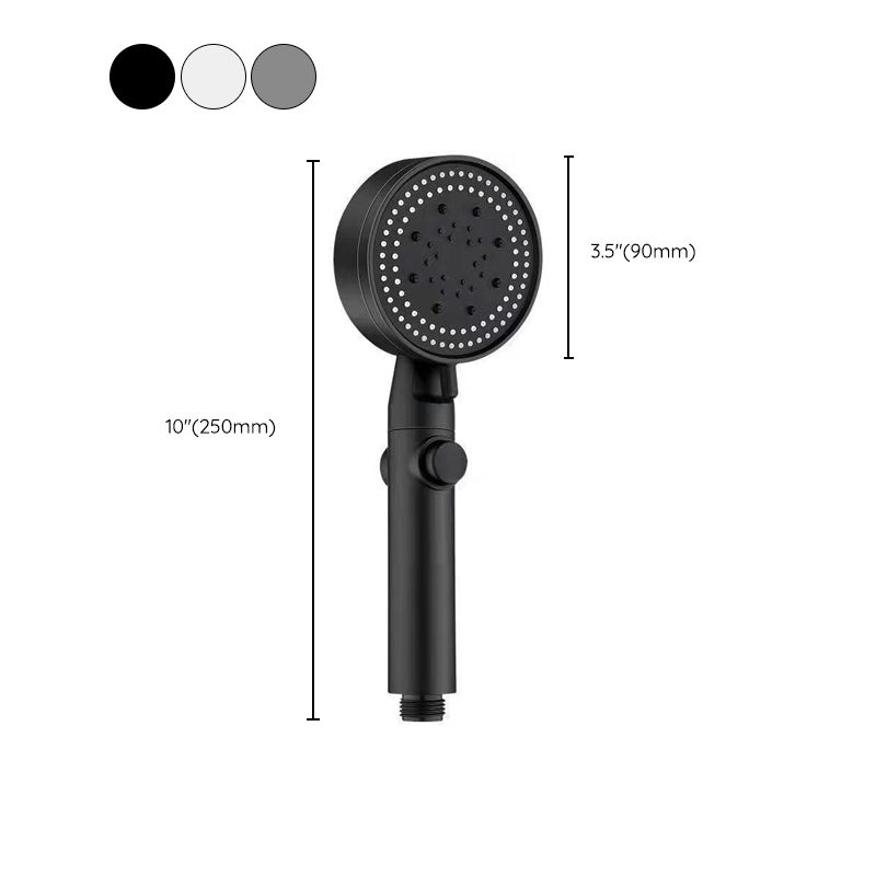 Plastic Bathroom Shower Head Wall-mounted Shower Head with Adjustable Spray Pattern