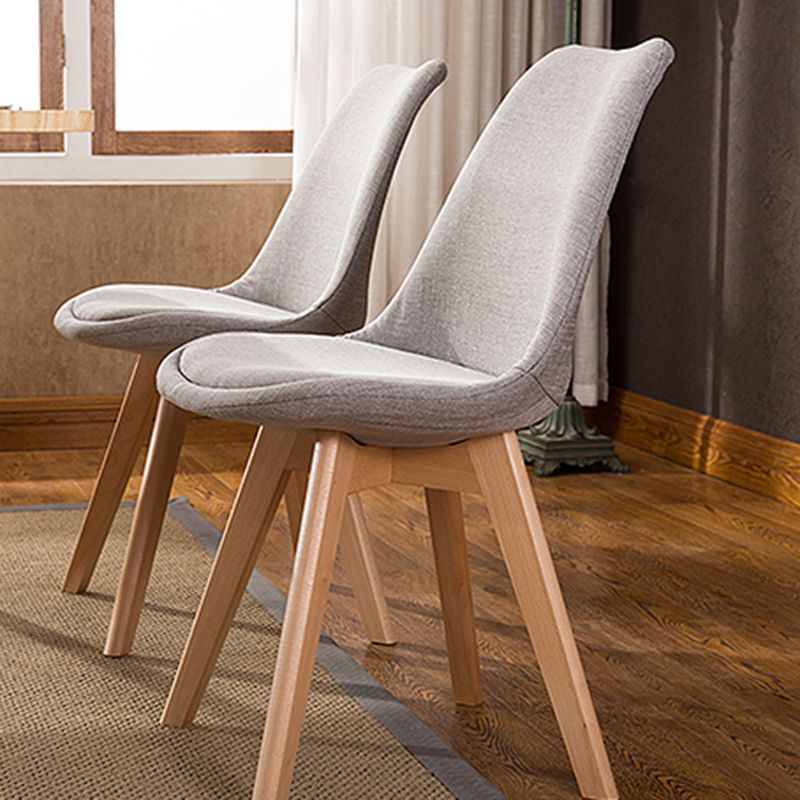 Sedia da sala da pranzo parsons tappezzeria scandinava