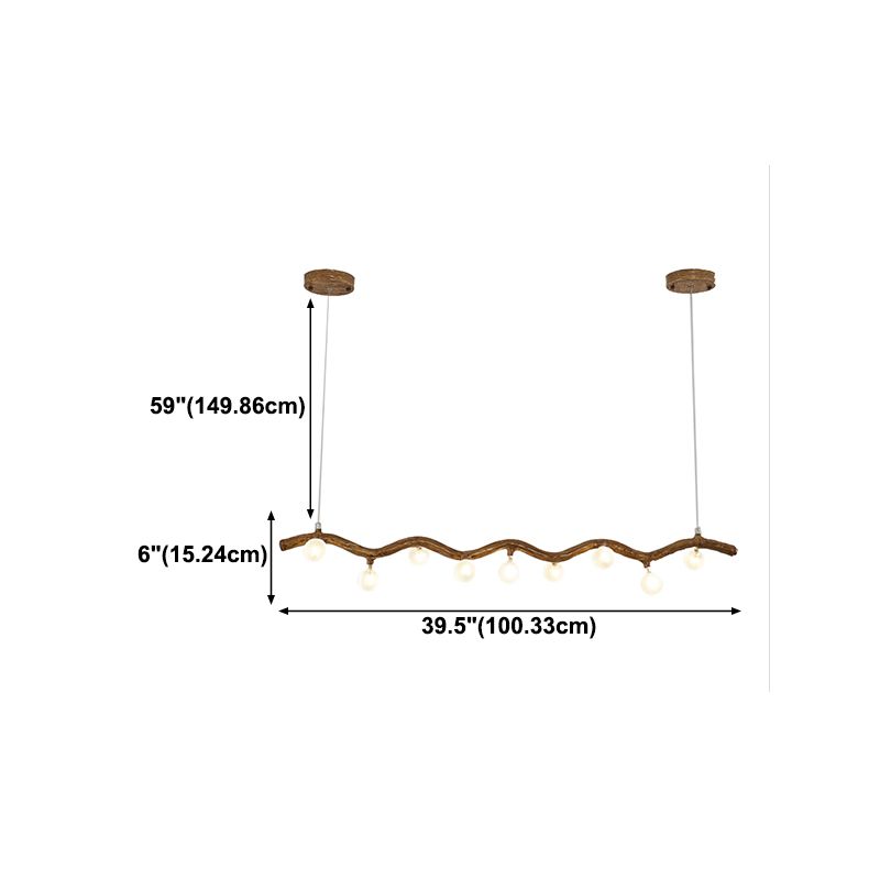 Glass Island Lighting Fixture Contemporary Pendant Lighting Fixture