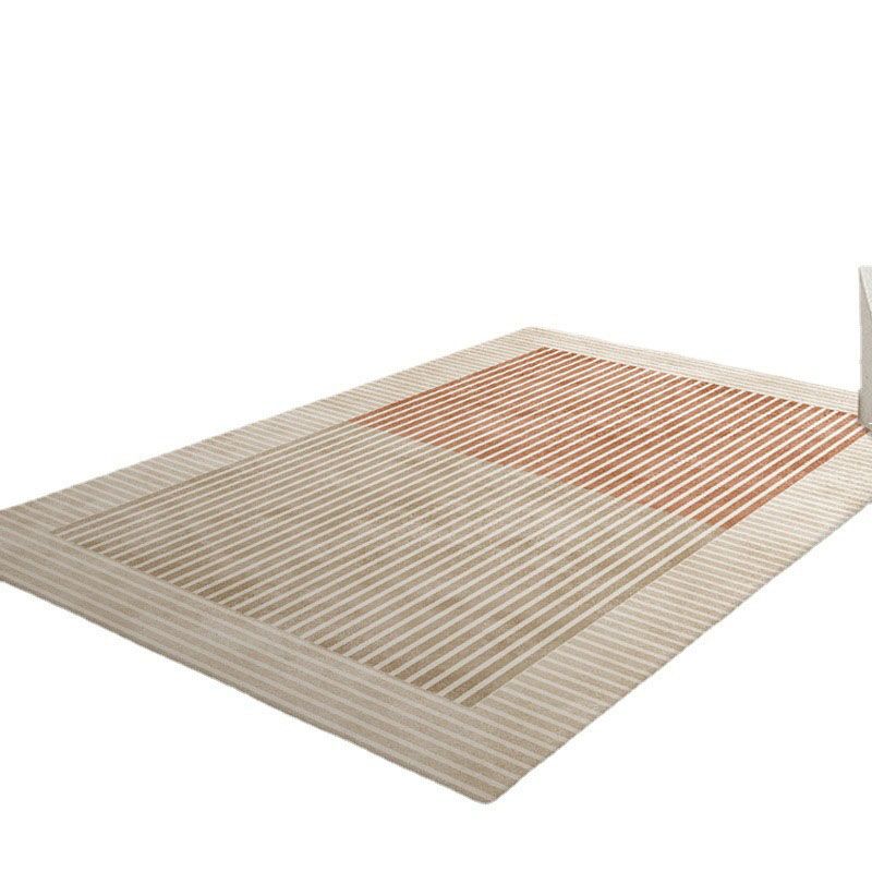 Brown Diamond Teppich Polyester Einfacher Teppich waschbarer Innenteppich für Wohnkultur