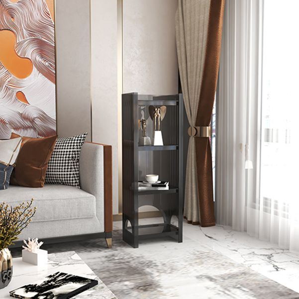 Acrylic Closed Back Storage Bookshelf Nordic Home Office Standard Bookcase