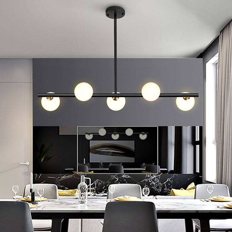 Brabino sferico sull'illuminazione dell'isola Contemporary Style Aione a sospensione