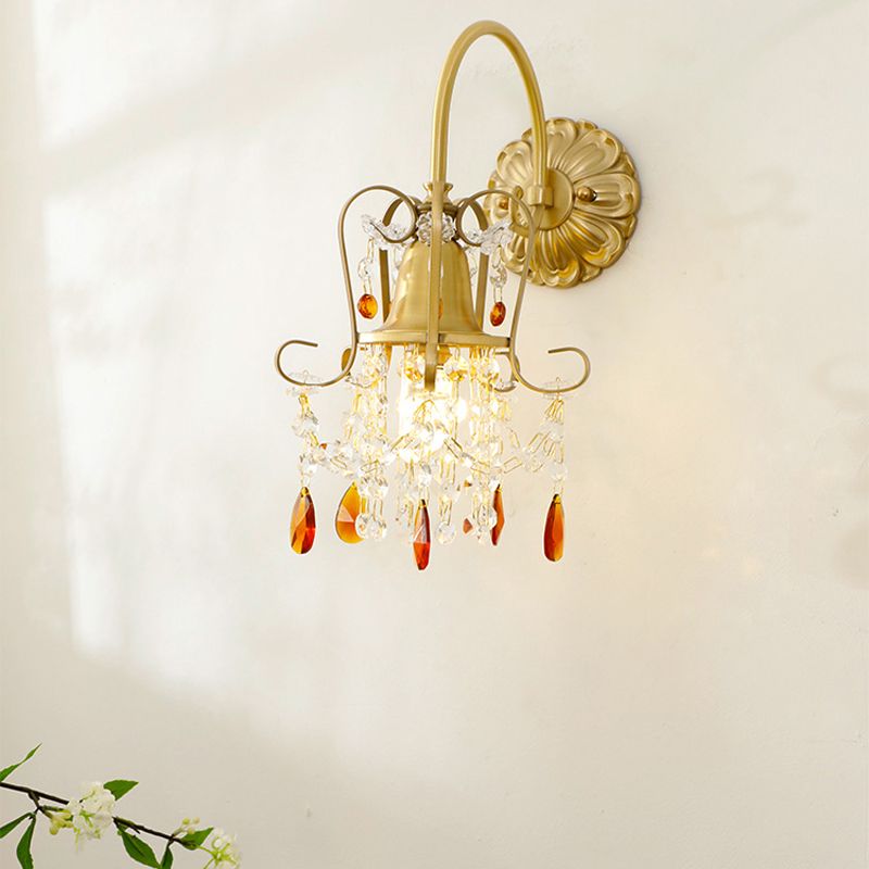 Unique Shape Metal Wall Lighting Modern Style 1 Light Wall Mounted Light