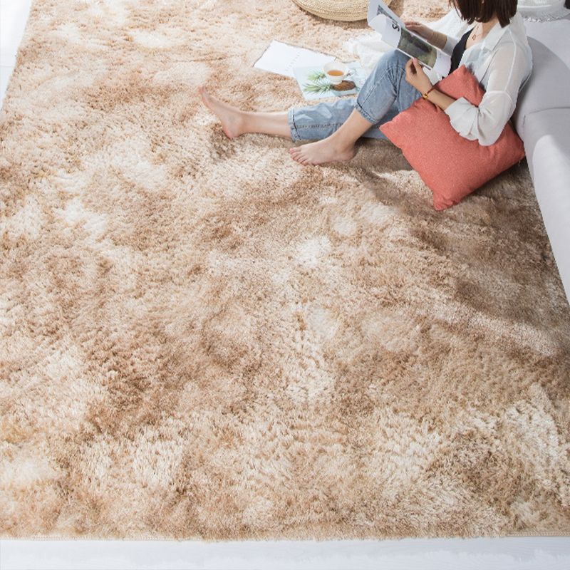 Beruhigende Dekoration Teppich mehrfarbige Krawatte gefärbter Musterbereich Teppich Faux Pelzmaschine Waschbarer Anti-Rutsch-Backing-Teppich