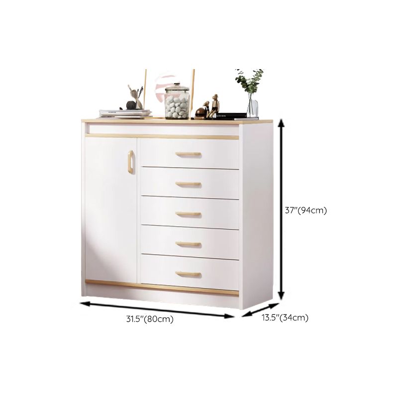 13.26-inch Width Modern Storage Chest Manufactured Wood Storage Chest Dresser