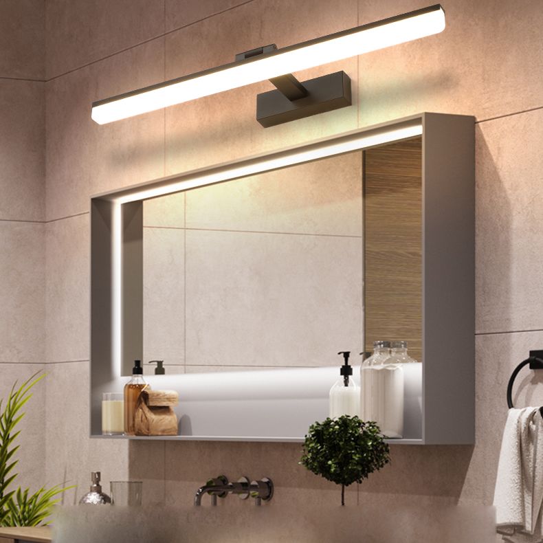 Moderno stile minimalista allungato Montate Montate Vanity Lights Alluminio Vanity Wall Freepurs per il bagno